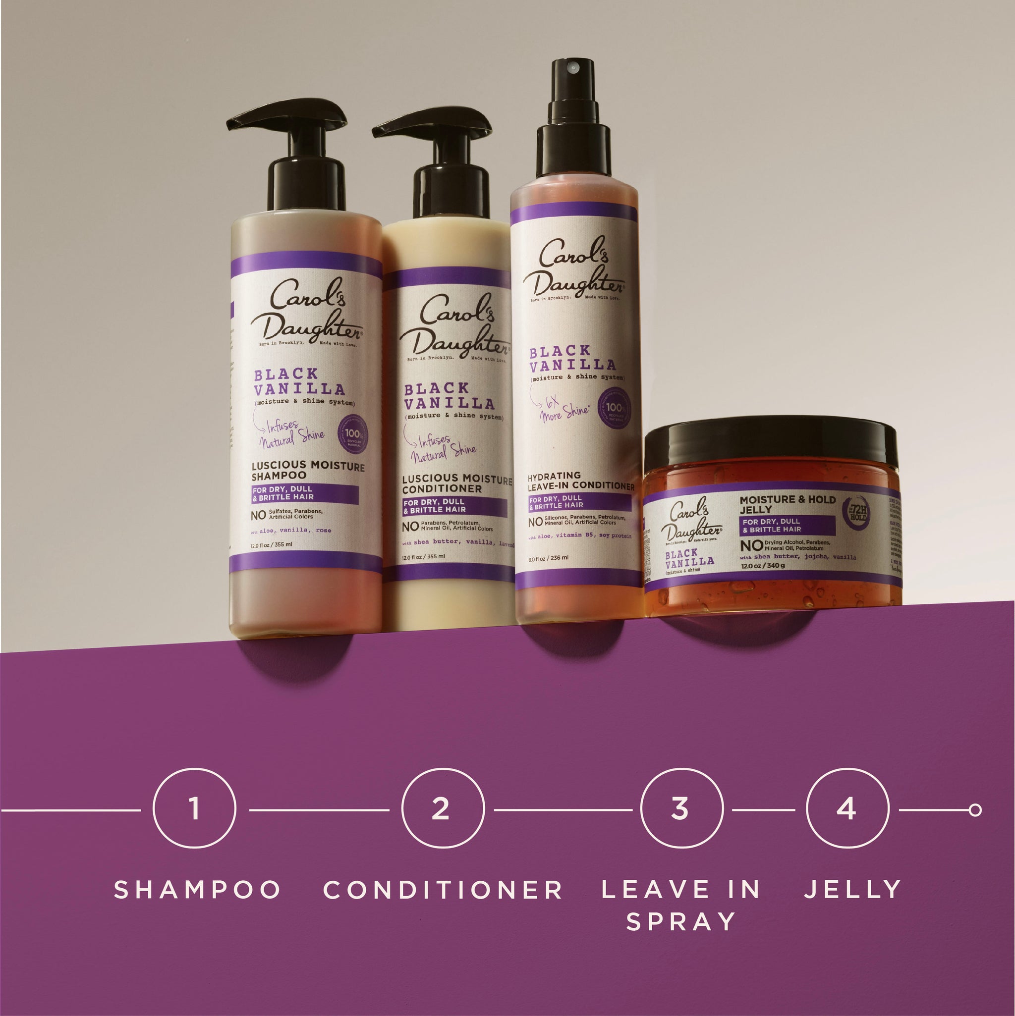 Black Vanilla Moisture & Shine Leave-In Conditioner