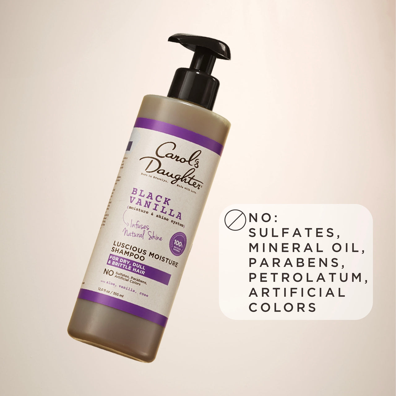 Black Vanilla Moisture & Shine Sulfate Free Shampoo – Carol's Daughter
