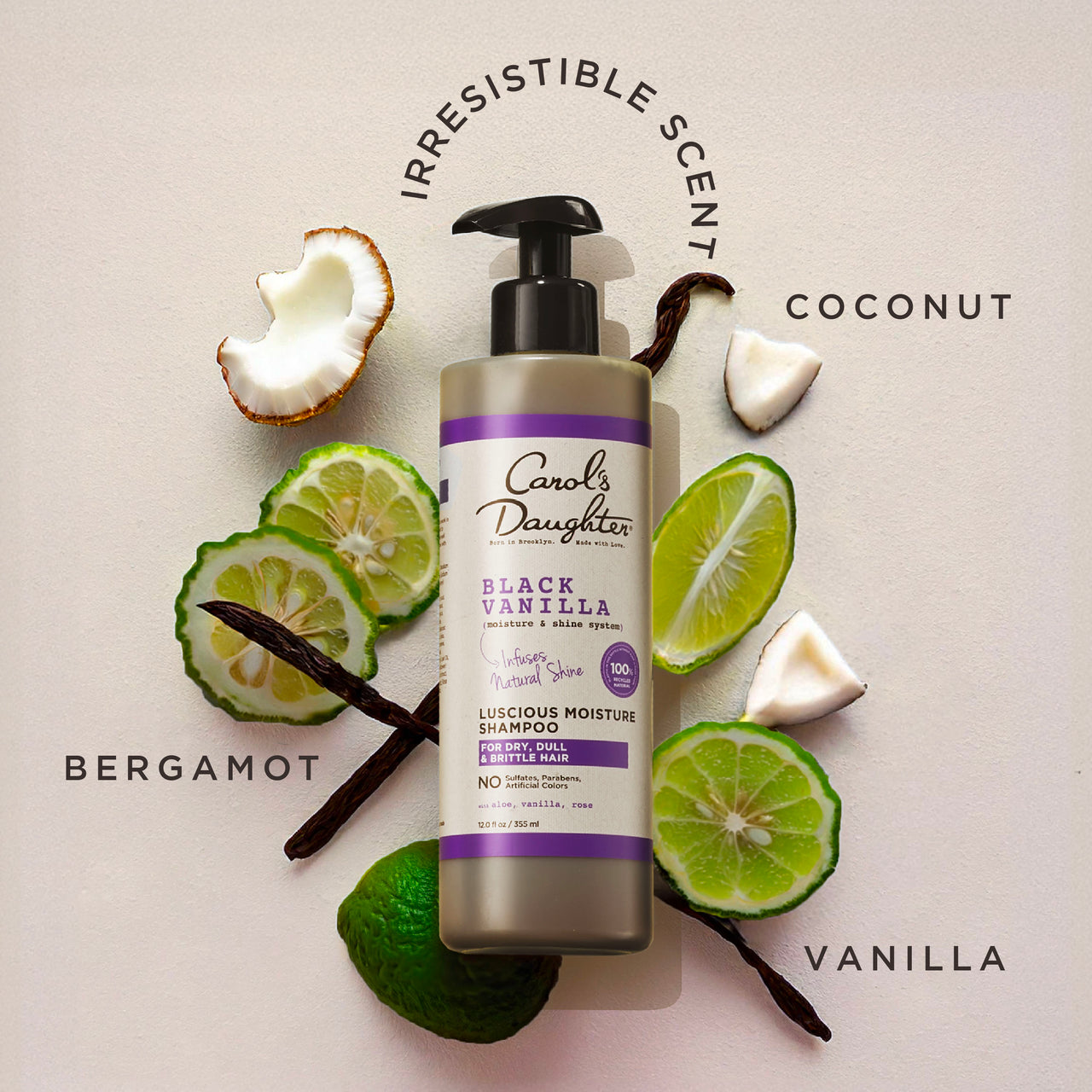 Carol's Daughter Black Vanilla Sulfate-Free Shampoo, 12 fl oz Carol's Daughter Black Vanilla Sulfate-Free Shampoo, 12 fl oz