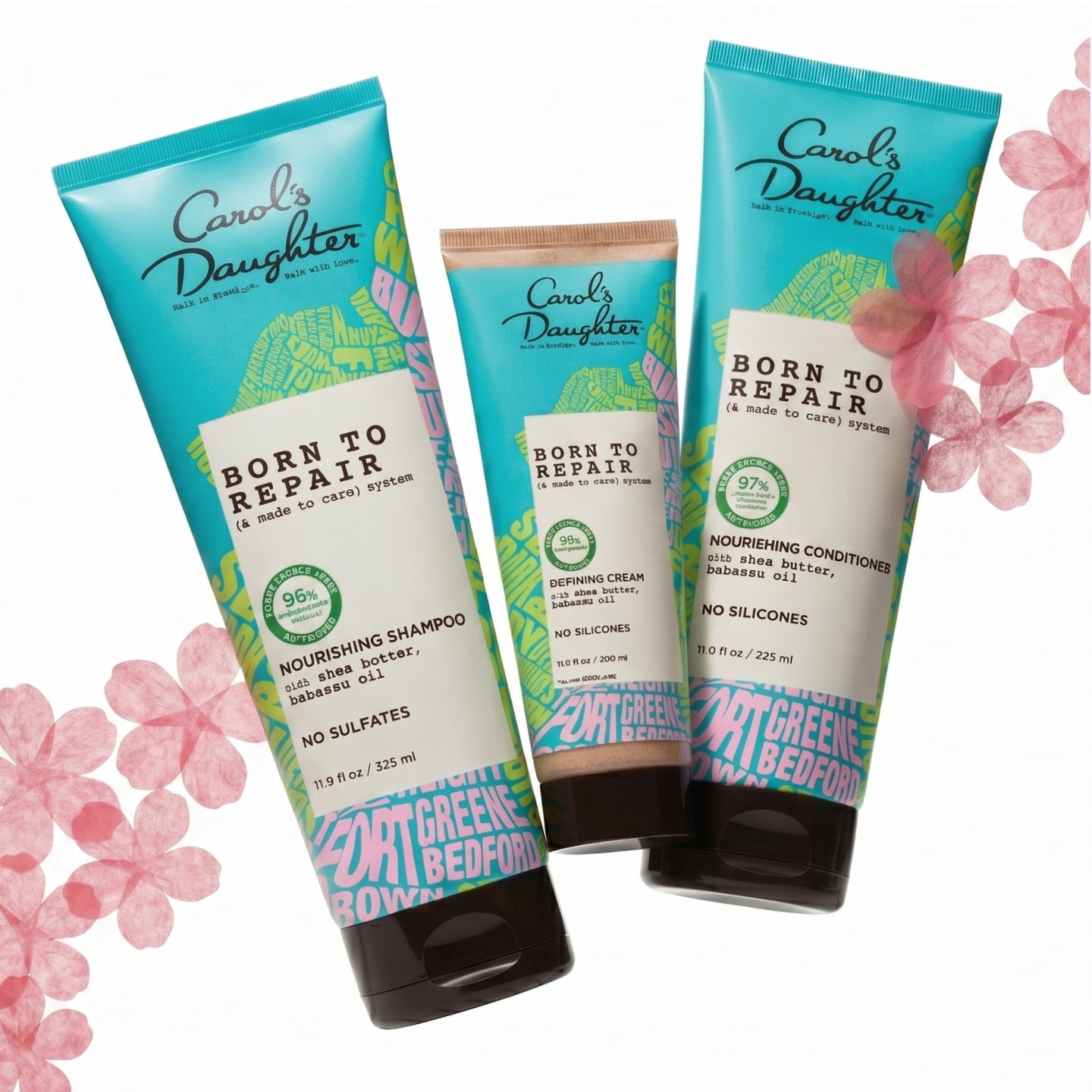 Born to Repair Shampoo, Conditioner and Leave-in Cream Bundle