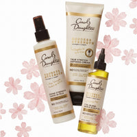 Goddess Strength Leave-in Milk, True Stretch Defining Cream and Hair & Scalp Oil Bundle