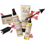 Goddess Strength Hydrating Mask, Leave in Milk, True Stretch Defining Cream and Hair & Scalp Oil Bundle