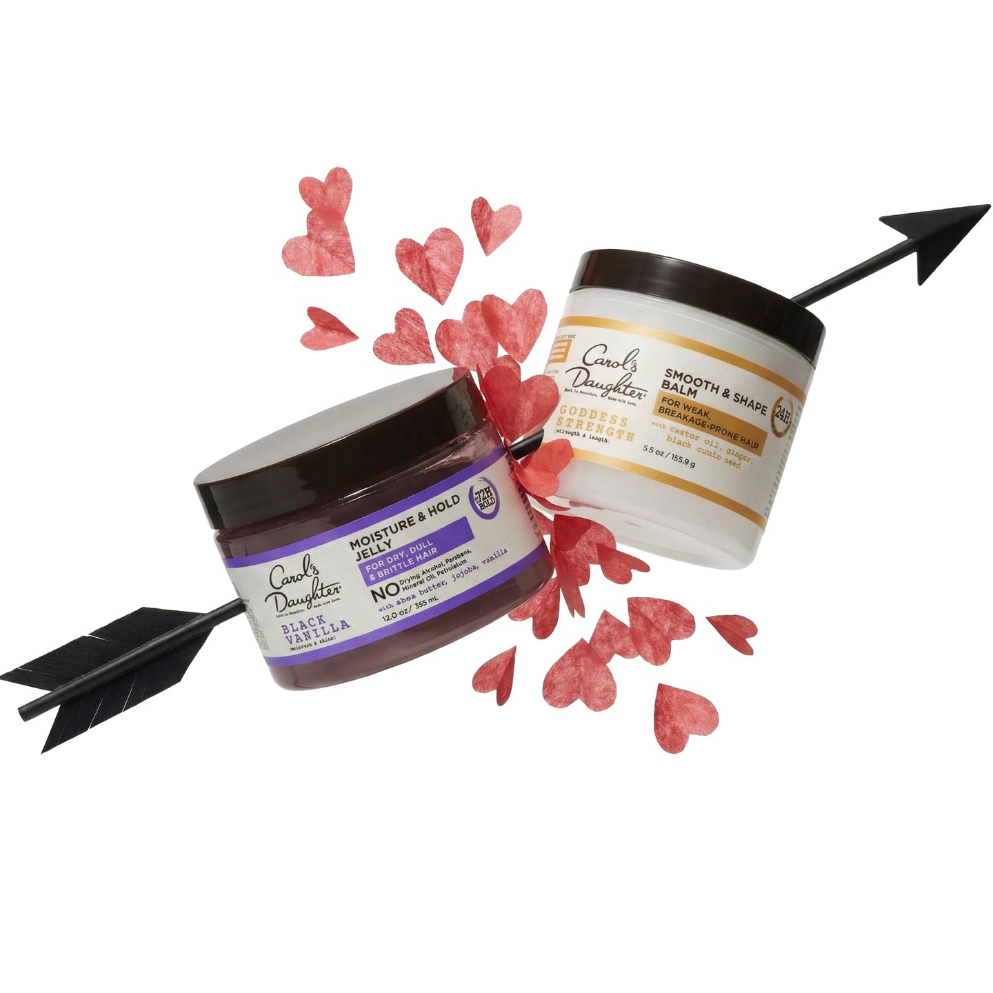 Black Vanilla Moisture & Hold Jelly and Goddess Strength Smooth & Shape Balm Bundle
