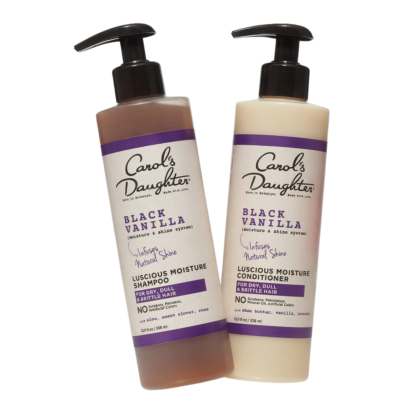 Black Vanilla Shampoo and Conditioner Bundle