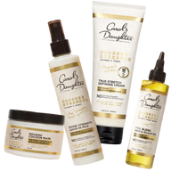 Goddess Strength Hydrating Mask, Leave in Milk, True Stretch Defining Cream and Hair & Scalp Oil Bundle