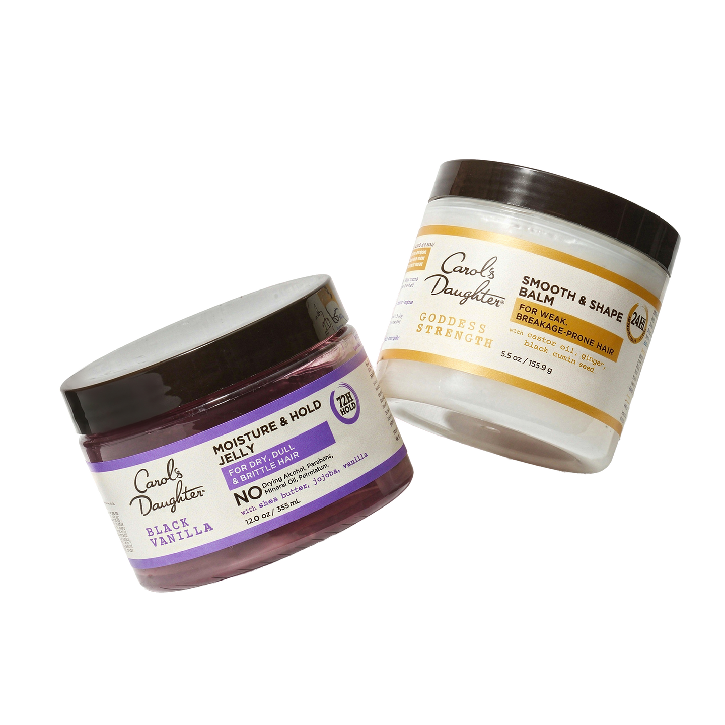 Black Vanilla Moisture & Hold Jelly and Goddess Strength Smooth & Shape Balm Bundle