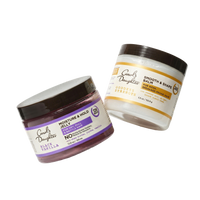 Black Vanilla Moisture & Hold Jelly and Goddess Strength Smooth & Shape Balm Bundle
